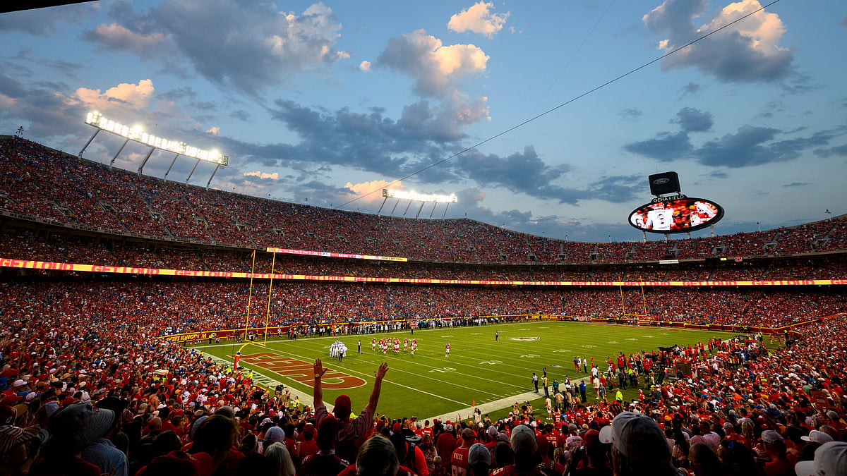 A general overall interior view of GEHA Field at Arrowhead Stadium during the first half of an NFL football game between the Kansas City Chiefs and the Detroit Lions, Sept. 7, 2023 in Kansas City, Mo.  - | Photo: AP/Reed Hoffmann