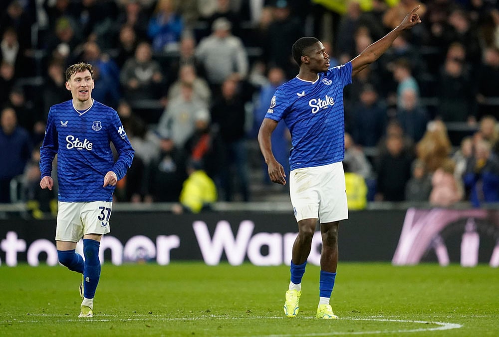 Everton vs Manchester City Premier league soccer-Thierno Barry