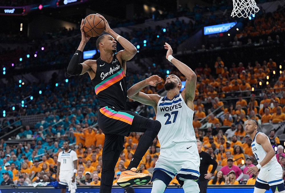 Spurs Vs Timberwolves 2026 NBA basketball playoffs-Victor Wembanyama
