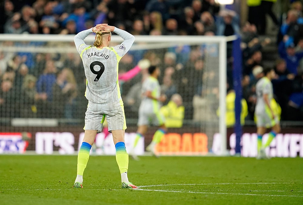 Everton vs Manchester City Premier league soccer-Erling Haaland