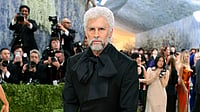 Met Gala 2026 Red Carpet: Bad Bunny Makes An Eye-Catching Entrance With A 53-Year Prosthetic Transformation X : Bad Bunny At Met Gala 2026