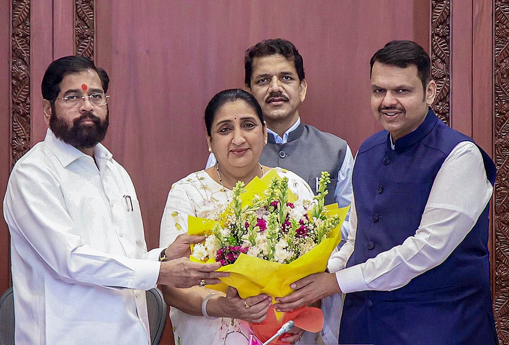 Dty CM Sunetra Pawar wins bypoll election