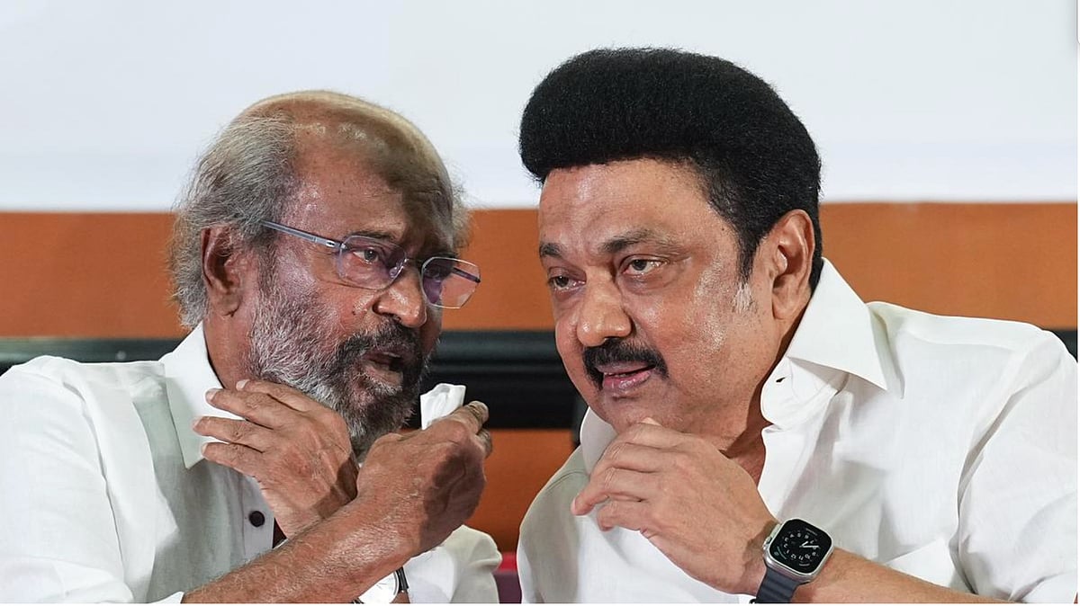 Rajinikanth Meets MK Stalin in Chennai After DMK Setback - X