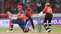 SRH Vs PBKS LIVE Score, IPL 2026: Punjab's Chase Falling Apart As Well-Set Stoinis Departs For 28 | 74/4 (9) (AP Photo/Mahesh Kumar A.) : Punjab Kings' Marcus Stoinis plays a shot during the Indian Premier League cricket match between Sunrisers Hyderabad and Punjab Kings in Hyderabad, India, Wednesday, May 6, 2026