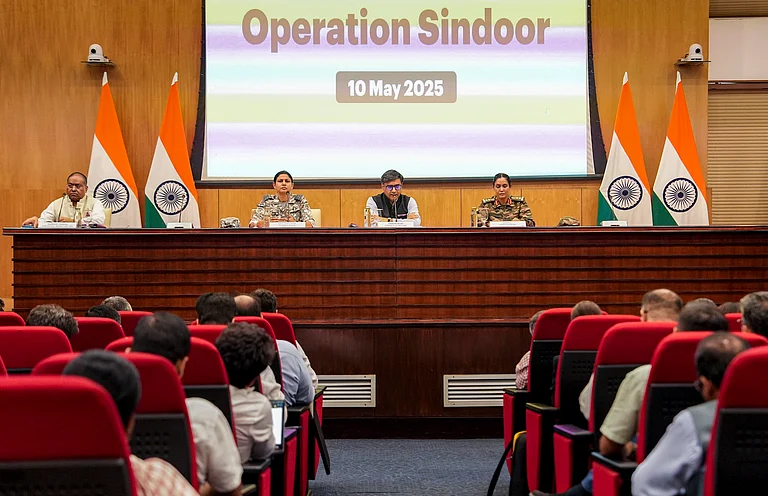 On the first anniversary of the Operation Sindoor on May 7, Senior military commanders addressed media personnels - PTI