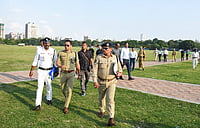 Multi-Layered Security Planned At Brigade Parade Ground For Oath Taking Ceremony of BJP In Bengal. IMAGO : Security tightens ahead of Prime Minister Narendra Modi s visit to the Brigade Parade Ground to attend the oath-taking ceremony of the new West Bengal government as BJP wins the West Bengal Assembly elections.