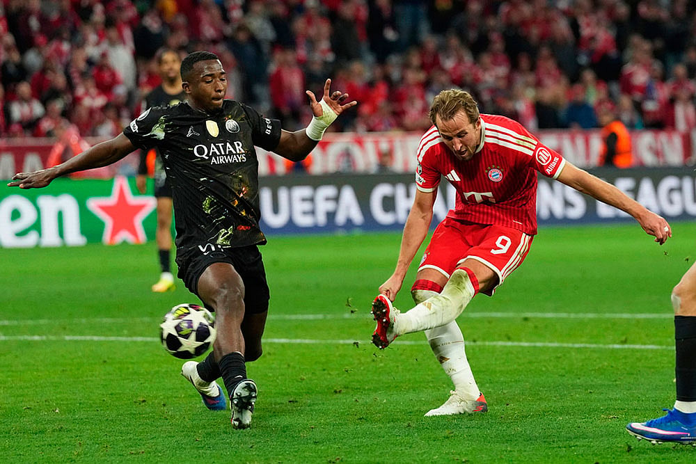 UEFA Champions League Soccer Match: Bayern Munich vs Paris Saint-Germain