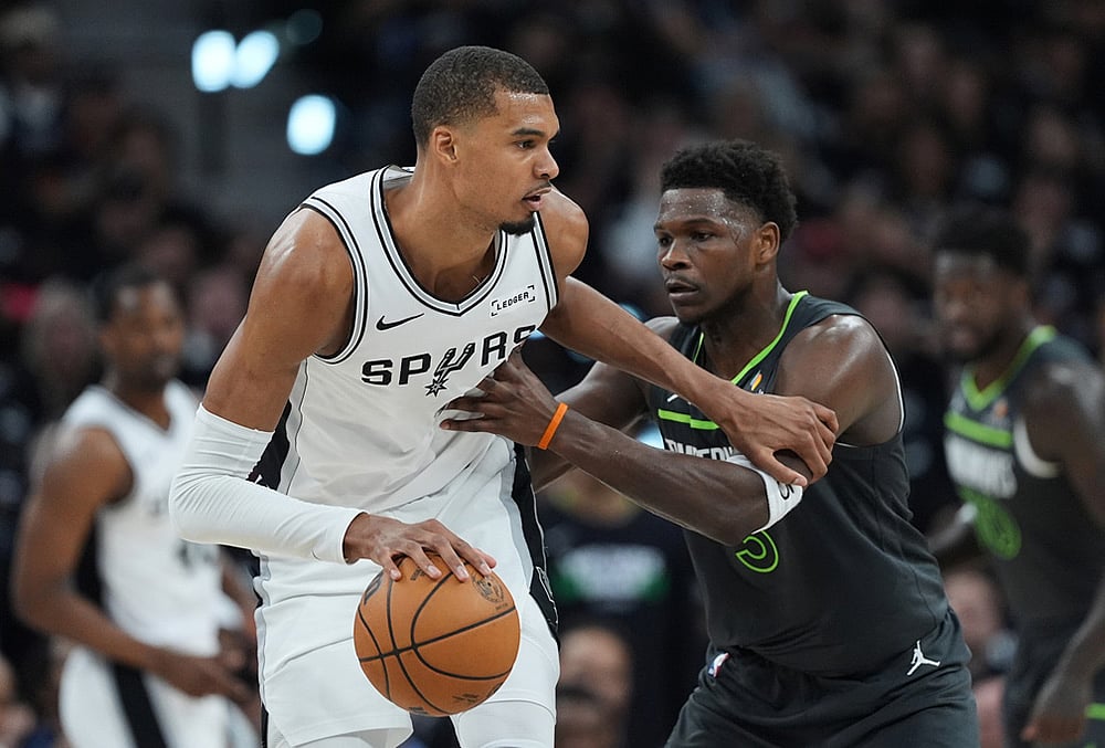 San Antonio Spurs vs Minnesota Timberwolves NBA basketball-Victor Wembanyama