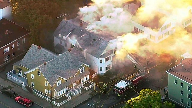 Photos: Series Of Gas Explosions In Massachusetts