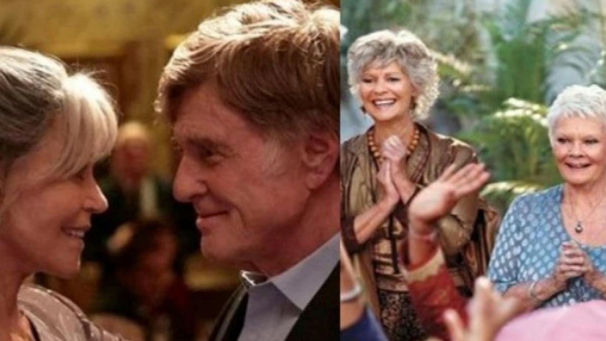 Still from 'Our Souls At Night' and 'The Best Exotic Marigold Hotel'