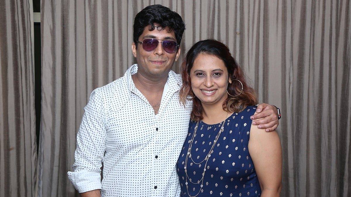 Rajeev Bindiganavale Ramagopal(left) and his wife, Shilpashree Jagannathan (right).