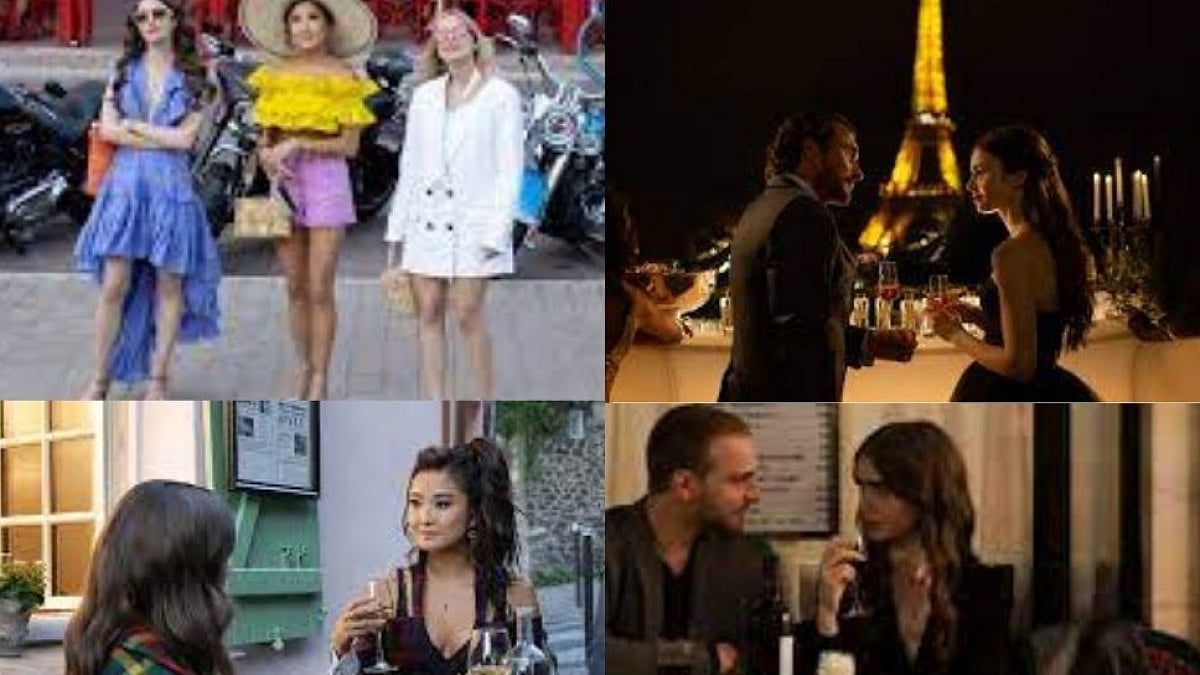 Locations from the Netflix series 'Emily in Paris.'