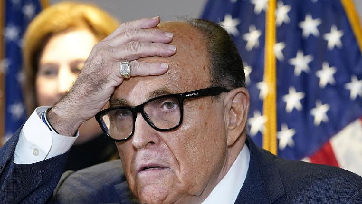 Former New York Mayor Rudy Giuliani, who was a lawyer for President Donald Trump. 