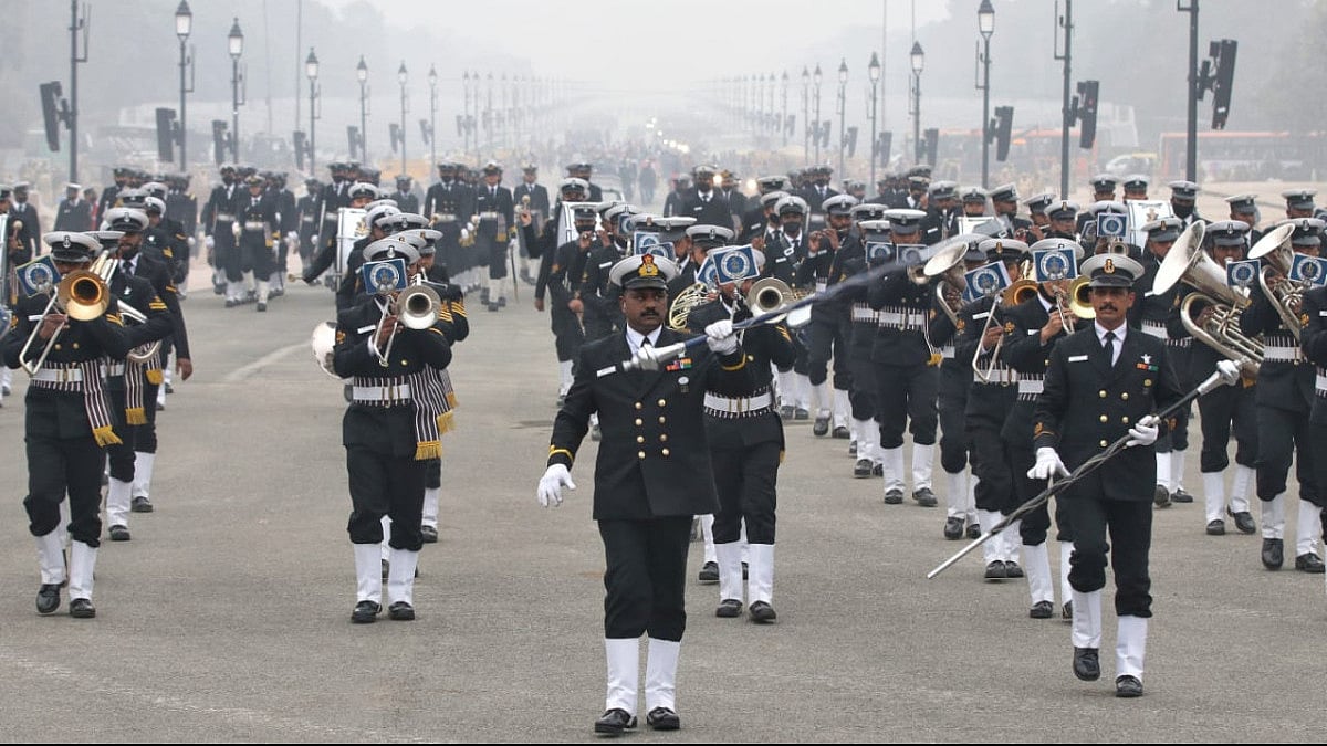 Republic Day parade rehearsal 