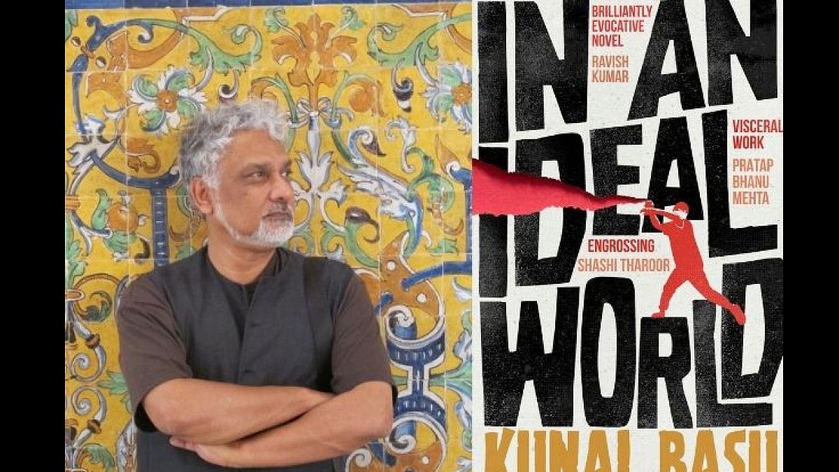 Kunal Basu and his latest novel.