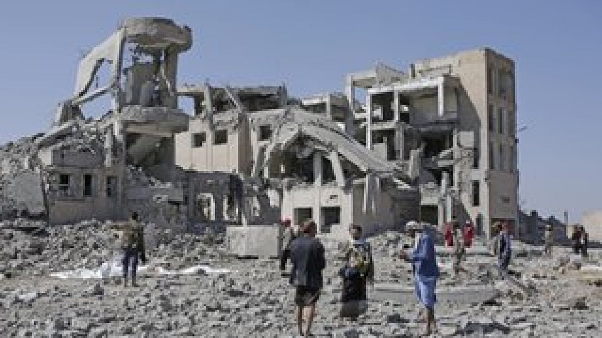 Saudi led airstrike on Yemen.(File photo-Representational image))