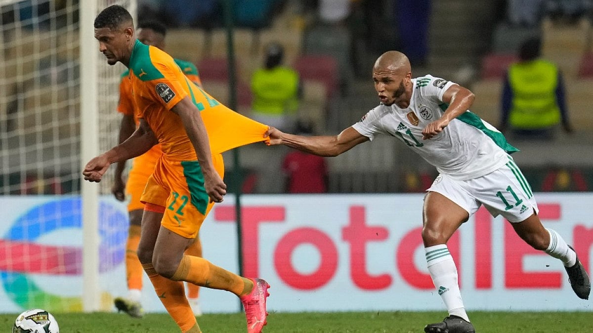Action during Ivory Coast vs Algeria match in AFCON 2021 on Thursday. 