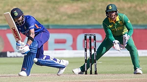 Virat Kohli was out for a five-ball duck in the second ODI against South Africa on Friday.