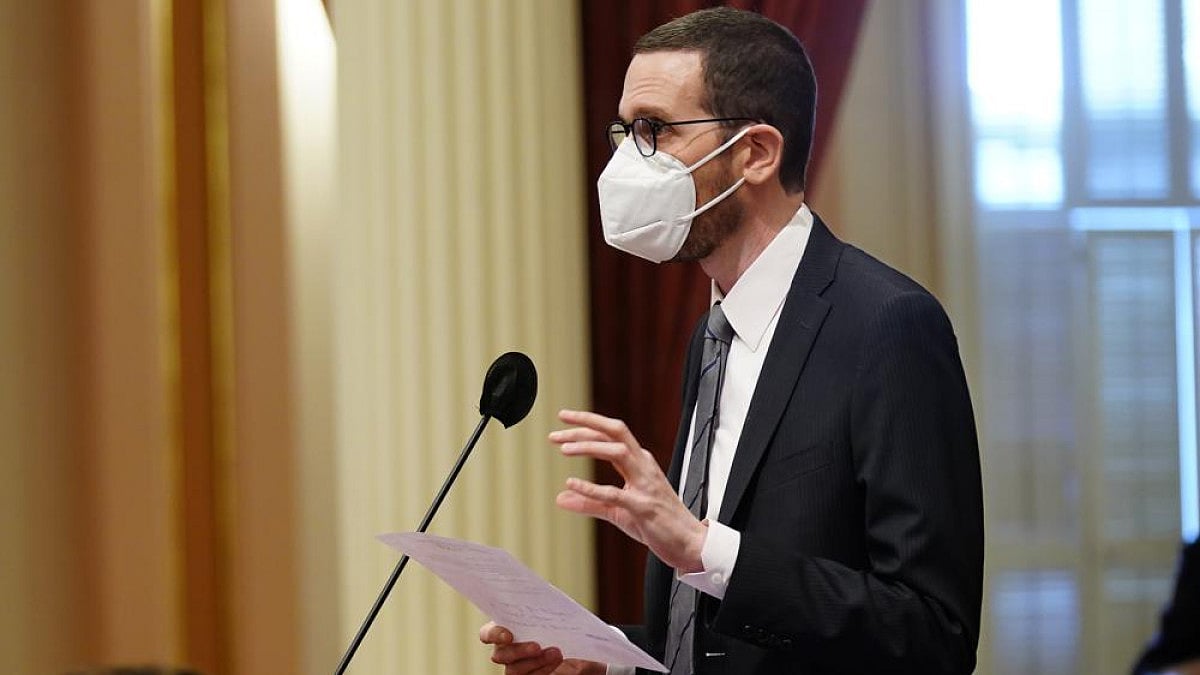 Scott Wiener is introducing, Friday, Jan. 21, 2022 a bill.