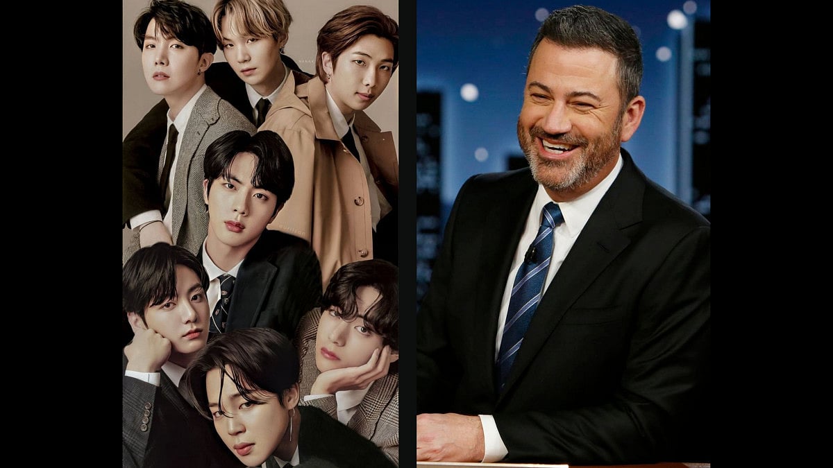 Host Jimmy Kimmel lashed over his comment on BTS