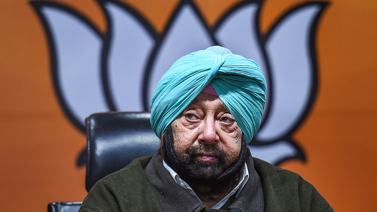 Former Punjab CM Captain Amarinder Singh.