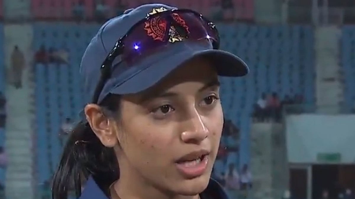 Smriti Mandhana wins the coveted Rachael Heyhoe Flint Trophy for 2021.