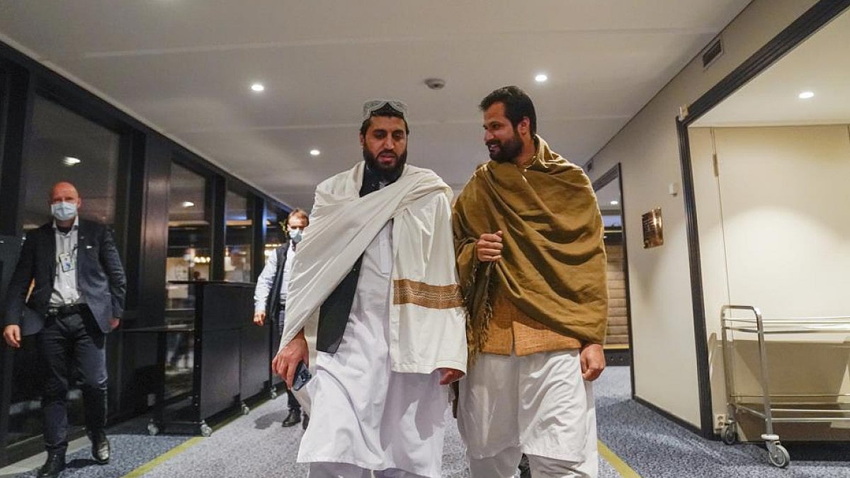 Taliban delegates in Oslo, Norway