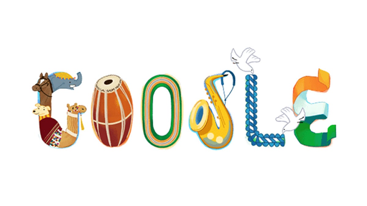 Google Doodle on 73rd Republic Day
