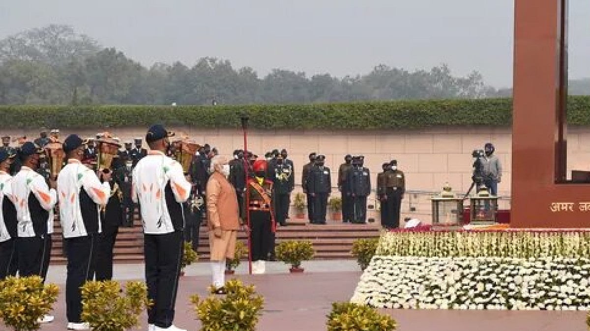 PM Modi at National War Memorial