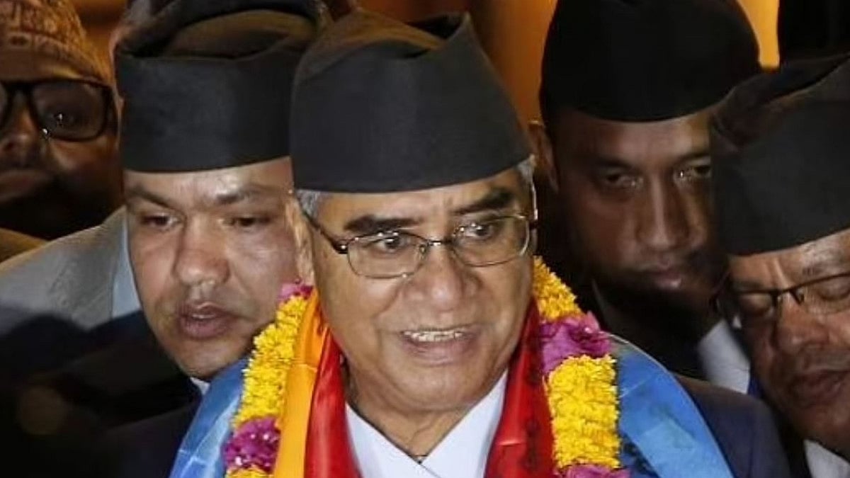 Sher Bahadur Deuba, the Prime Minister of Nepal