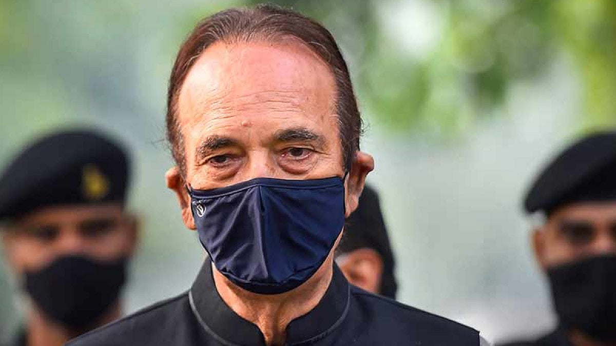 Congress leader Ghulam Nabi Azad.