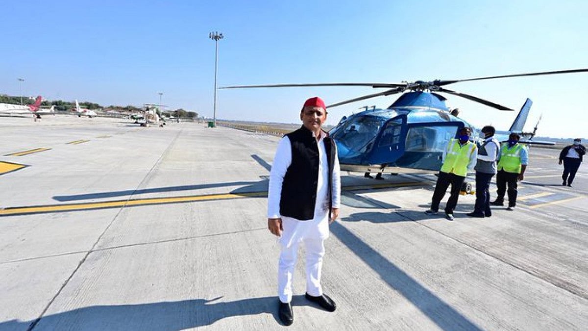 SP president Akhilesh Yadav.