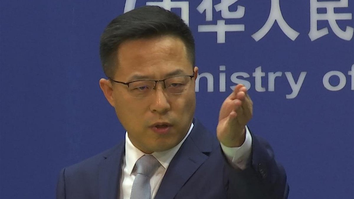 Chinese Foreign Ministry spokesperson Zhao Lijian.