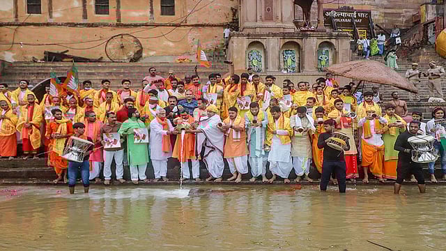 BJP Supporters Celebrate PM Narendra Modi's 71st Birthday