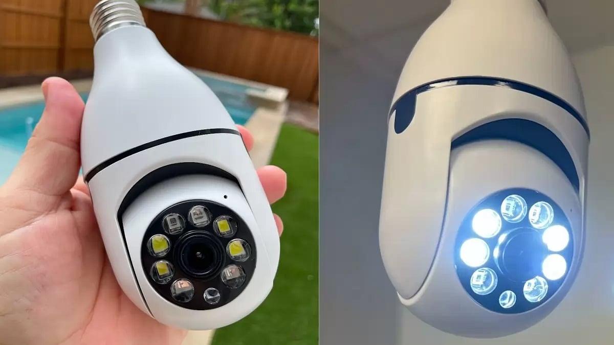 Smarty Security Light Bulb Security Camera