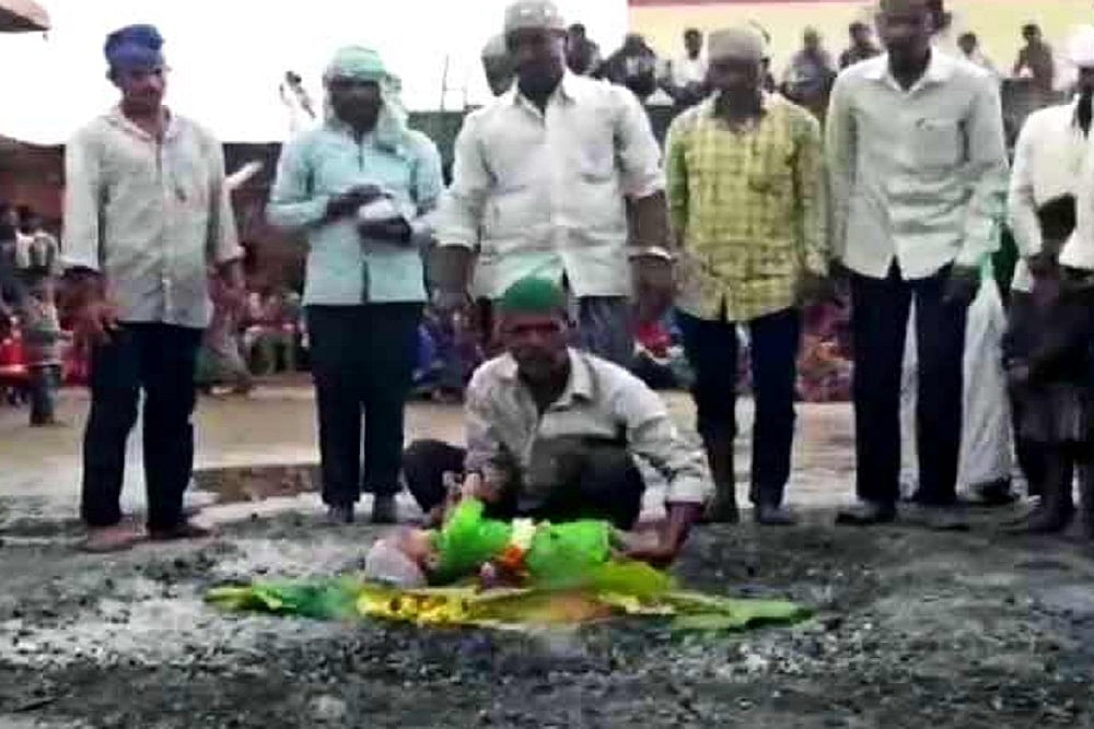 In This Karnataka Town, Infants Are Placed On A Bed Of Hot Coal In The Name Of Ritual
