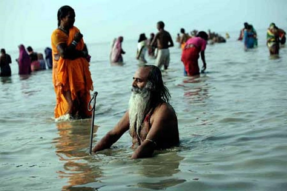 Sadhus Refuse To Take Holy Dip In Ganga Due To Pollution