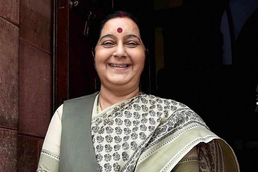Sushma Swaraj Assures Aid For Russian Youth Forced To Beg Outside Temple In Tamil Nadu