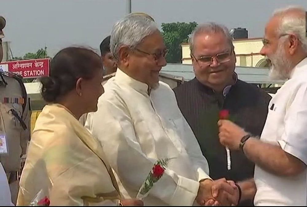 PM Modi Shares Stage With Bihar CM Nitish Kumar First Time After Patch-Up