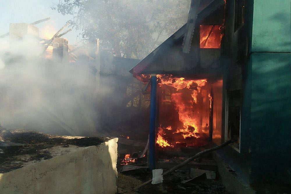 Angry Over Militant's Killing, People Set PDP Panch's House On Fire In Kashmir