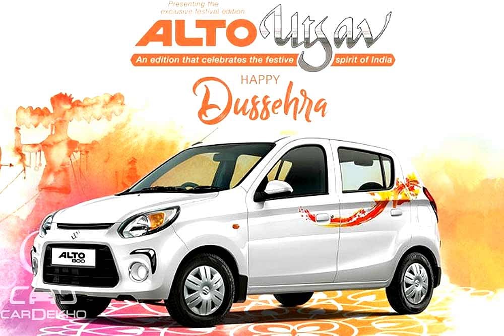Maruti Suzuki Alto 800 Utsav Edition Revealed