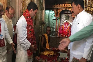 BJP Hits Out At Rahul Gandhi's 'Temple Visits', Says ' This Must Come Naturally To A person And Not Only During Elections'