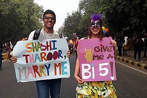 At Delhi Pride Parade, Shashi Tharoor Receives A Marriage Proposal. Here's How He Responded