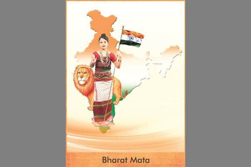 Move Over Saree, Rinani-Clad Tribal Woman Is The New Bharat Mata For BJP
