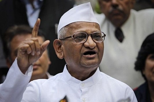 Hazare To Launch Fresh Agitation Over Jan Lokpal, Farmers' Issue From March 23 2018