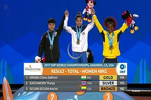 Mirabai Chanu Becomes First Indian In More Than 20 Years To Win Gold Medal At World Weightlifting Championship