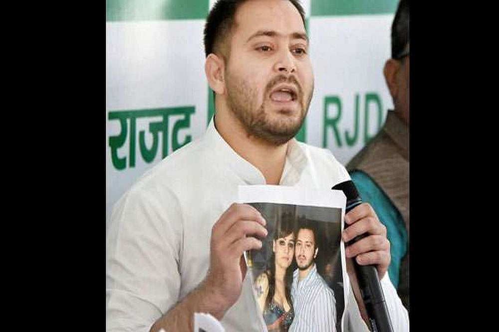 JD(U) Releases Tejashwi Yadav's Merrymaking Picture, RJD Leader Hits Back Saying What's So Objectionable