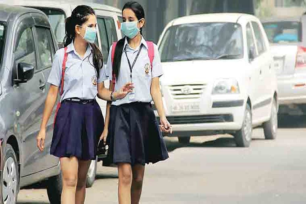 Delhi Schools Suspend Outdoor Activities, Ask Students To Wear Masks