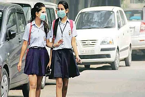 Delhi Schools Suspend Outdoor Activities, Ask Students To Wear Masks