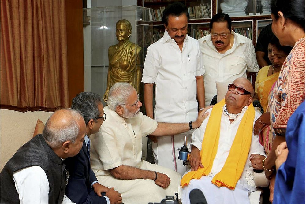 Day After PM Modi Meets Karunanidhi, DMK Calls Off Demonetisation Protest, Citing Heavy Rains In Tamil Nadu